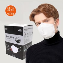 올바른마스크 대형 보건용마스크 비말차단 KFAD 세부리형마스크, 습기안차는 올바른 마스크 흰색 30매