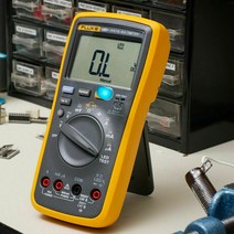 Fluke-15B / 17B 12E 디지털 멀티미터 DMM AC R 연속 전압 및 테스트 자동 범위, 04 Fluke 17B Plus