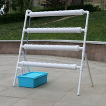 식물 재배기 수경 집에서상추키우기 콩나물 사다리 가족 발코니 야채 심기 기계 무토양 재배 장비 파이프 랙 외부 수도관