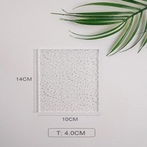 스튜디오 사진 소품 촬영 파티 INS 액세서리 3D 큐브 투명 아크릴 보드 쥬얼리 장난감, Board 14x10x05 cm