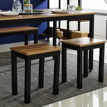 체어 목재 스틸프레임 심플 인테리어의자 식탁의자 철제의자, 01.1인의자_아카시아(T9B-1)