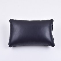 룽고가죽 천연소가죽쿠션 쇼파 의자 자동차 등받이 다용도베개L / 카페 바버샵 미용실 병원 펜션 단체주문제작가능, 네이비