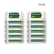 닥터아토 눈 얼굴 전용티슈 20매 휴대용물티슈, 10