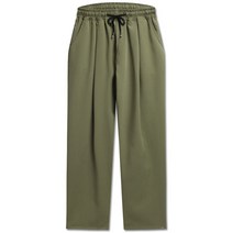 벨트 핀턱 와이드 슬렉스