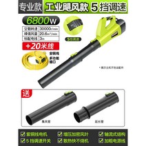 초강력 무선 송풍기 대포 세차 낙엽 제설 바람 산업용 청소기 대형 눈치우는기계, 옵션16