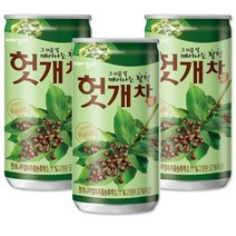 웅진 헛개차 미니캔음료 180ml, 60개