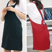 X자형 앞치마 카페 매장 직원 주방 조리용 천앞치마 작업앞치마-72394EA-72394EA, 네이비, 본상품선택