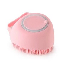 캣폴 베란다펫도어 원목캣타워 캣타워DIY 애완 동물 강아지 마사지 샴푸 욕실 고양이 목욕 브러시 실리콘 액세서리 개 도구 샤워 브러쉬 애완동물, [06] Heart-shaped Pink
