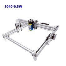 3D프린터cnc 3040 2 축 레이저 조각 기계 데스크탑 프린터 레이저 조각 기계, 0.5w