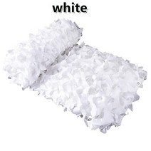 야외 블랙 블루 그린 사막 베이지 육군 위장 자동차 텐트 그물 캠핑 하이킹 사냥 천막, WHITE+3mx8m