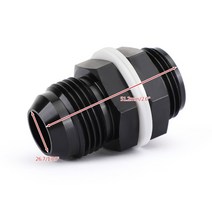 엔진 오일 드레인 배수 밸브 artudatech an6 an8 an10 an12 플레어 연료 전지 격벽 피팅 포함 와셔 검정 자동차 부품, 1-다중