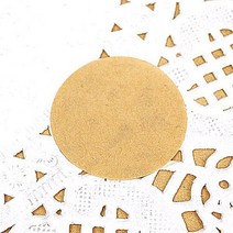 스티커 원형무지 3cm B-128 크라프트지 270개