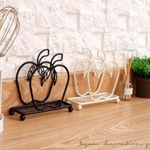 사과 냅킨 꽂이 (도마꽂이) 2색상, 1개, 화이트