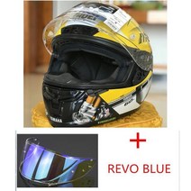 SHOEI-X 14 헬멧 X-14 R1 60 주년 기념 에디션 옐로우 풀 페이스 레이싱 오토바이 모터사이클 안전 장비, 07 18