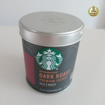 스타벅스 다크 로스트 아메리카노 원두커피믹스 캔 90g, 63개, 1개입