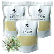헬로우그린 국산 솔잎 분말 가루 600g(팩), 600g(팩) 3개