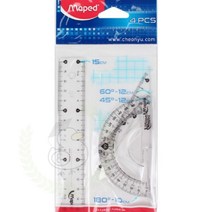 에포트구스 15CM 자 각도기 각도측정기, 1개