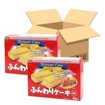 폭신폭신한 일본식 오뜨 델리 메이플 플레이버 케이크 72g X6개