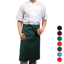 DAE21 카페 공방 화원 꽃집 기본 허리 앞치마, DAE21 녹색