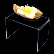 ㄷ자 아크릴받침대 소 130x80x90 악세사리매대 정리대 주얼리쇼케이스 거치대 투명, 기본