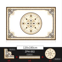 현관인테리어 시트지 자체 접착 팬시 아파트현관문시트지, ZPH-002（120*180cm）