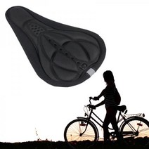 자전거 쿠션 커버 안장 커버 3D 입체커버 M11163자전거안장커버 안장커버 자전거쿠션커버 젤쿠션 메모리폼쿠션커버 자전거쿠션 자전거커버 자전거용품 자전거안장 인장쿠션, 블랙