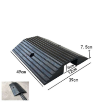 문턱받침 지게차 방지턱 휠체어 경사로 패드 아치형