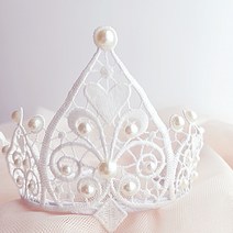 하트 레이스 왕관 공주 헤어밴드 남자왕관 크라운 티아라 생일 머리띠, (골드)리본끈추가, 선물상자추가