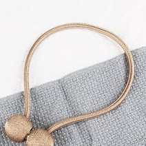 커튼 고정 끈 예쁜 커텐 자석 집게 홀더 레일커튼 커튼레일 레일, 화이트