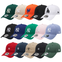 [국내매장판] 뉴에라 엠엘비 볼캡 남자 여자 연예인 베이직 볼캡 모자 MLB 14종 컬러, 화이트온블랙
