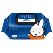슈퍼대디 프리미엄 유아물티슈 캡형 70매 x 1팩 (77g)