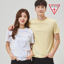 [엔터식스]게스 유니 레터링 로고 반팔티NM2K0354
