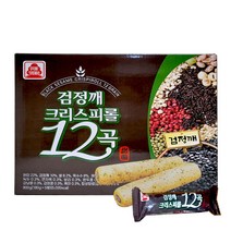 영양만점 검은깨 크리스피롤 12곡 900g (180g X 5봉), 영양만점 검은깨크리스피롤 12곡 (180g X 5봉), 180g