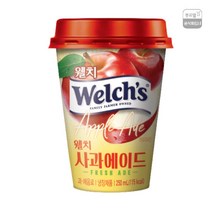 푸르밀 웰치사과에이드 250mLx20컵/100％과즙/사과주스, 단품