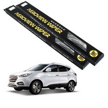 VIP 뉴투싼IX 에어로뷰 와이퍼 600mm+400mm, 없음