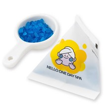 헬로스파 삼각 일회용 소금 아로마 입욕제 30g 반신욕 스파 족욕 입욕 목욕, 바이올렛(라벤더) X 50개