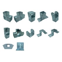 사각 각 파이프 브라켓 조인트 각관 연결 25mm 30mm, 볼록형조인트
