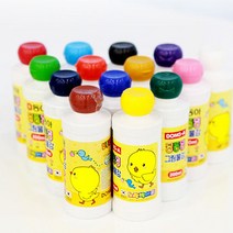 동아 노랑병아리 딩동댕 그림물감 200ml 하늘, 10개