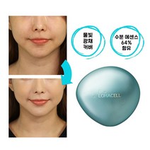 촉촉물광 완벽커버 쿠션팩트 추천 쿠션파데 로하셀 물방울쿠션 본품+리필, 21호