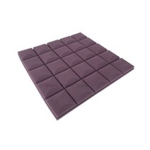흡음패널 흡음재 방음재 어쿠스틱 패널 6 개대 7 색 스튜디오 폼 방음 폼 흡음 치료 사운드 웨지 보호 스폰지 50x50x3cm, 자주색