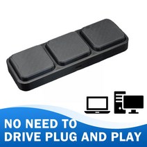 매크로키보드 1/2 키 USB 프로그래밍 가능 매크로 키보드 윈도우 리눅스 MacOS 핫 마우스 원 버튼 미니 키보드 I6S7 포토샵 영상편집 게이밍 119ea8, 02 1 keys