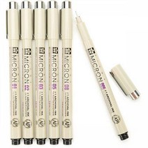 사쿠라 피그마 마이크론 XSDK 중성펜 수성펜, 08 레드 0.5mm