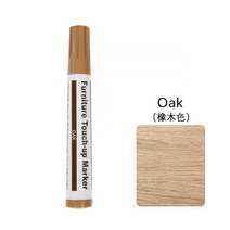 합성 데크 목재 합판 원목 방부목목재 가구 수리 펜 터치 업 마커 및 필러 스틱 스크래치 복원 키트 패, [12] Oak Marker