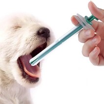강아지 고양이 알약주사기 약먹이기 필건 영양제 진드기 눈물약 투약기, 반려동물투약기, 1