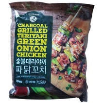 노브랜드 숯불 데리야끼 파 닭꼬치 600g 1개 노브랜드 꼬치