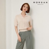 [런칭가 79 900원] MORGAN 썸머 카라 버튼 니트 3종