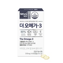 KD phama 오메가3 고함량오메가 혈행개선 경동제약 네이처위드 더 오메가3 60캡슐, 1개