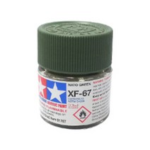 (81767) 타미야 아크릴 도료 XF-67 나토 그린 무광 10ml