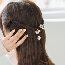 쁘띠 미니 진주 집게헤어핀 (hp1008)