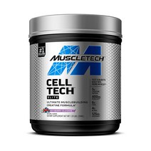 MuscleTech 머슬테크 셀 테크 크레아틴 파우더 아이스베리 슬러시맛 Creatine Powder 594g, 594g X 1통